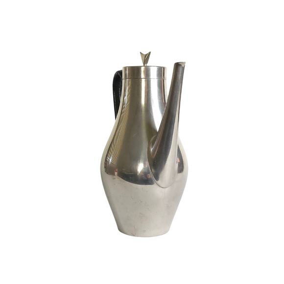 Reed & Barton MCM Pewter Coffee Pot, Denmark Pattern, John Prip Designer - Picture 2 of 14